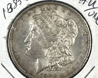 1883-O Morgan Silver Dollar, Nice AU-UNC