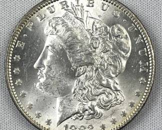 1882 Morgan Silver Dollar, Nice Uncirculated