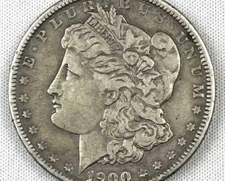 1900 Morgan Silver Dollar, US $1 Coin