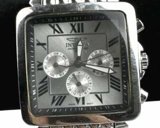 Invicta Stainless Steel Water Resistant 50M Swiss