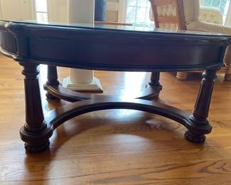 Coffee table and end table.