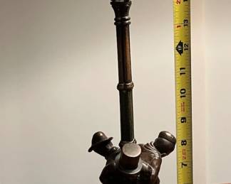 Antique brass lamp