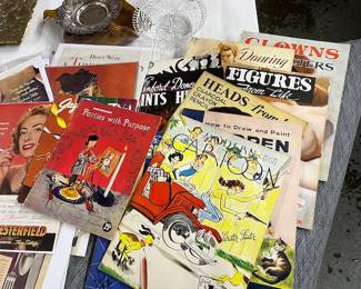 Vintage art magazines