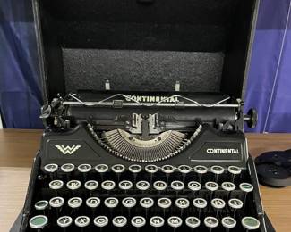 Antique manual typewriter