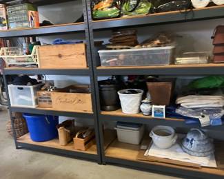 Storage shelves