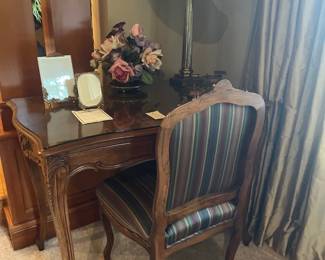 Elegant desk with chair