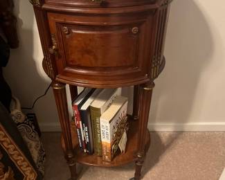 Round side table