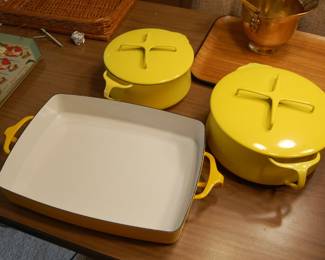 Danish Modern Iron Enamel Cookware!!!