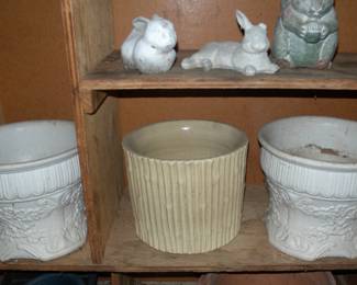 Large Stoneware Planters