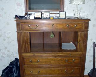 Dresser with Slide Open