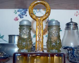 Antique Salt & Pepper Set