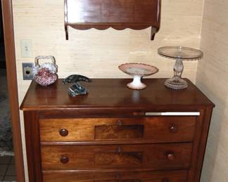 Walnut Antique Dresser
