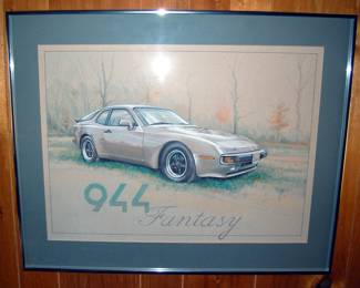 Porshe 944 Poster
