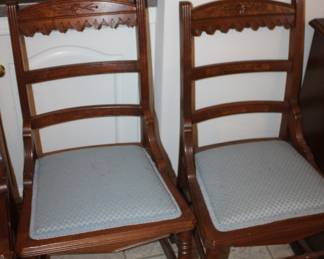 four eastlake chairs