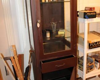 steel medical cabinet, with key