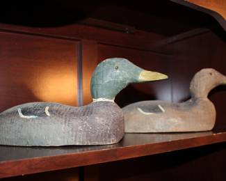 hand-carved decoys