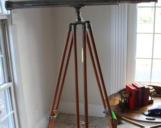 telescope and tripod