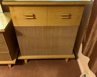 Bleach, Philippine mahogany. American of Martinsville. 
Mid Century Modern. 