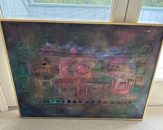 30 1/2" h x 40" w, $100