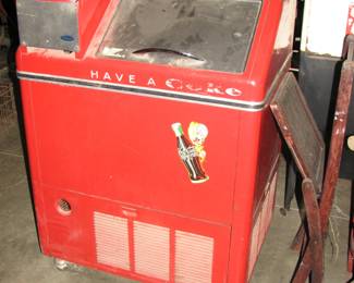 old coke cooler