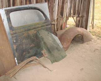 Sheet metal, hood bracket and door for 40s ford