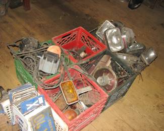 headlights, tail lights, distributors..... some of many to fit many vintage vehicles