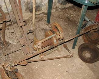 old winch, unknown steering and hubs