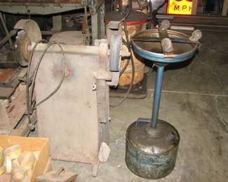 oil drain, large grinder
