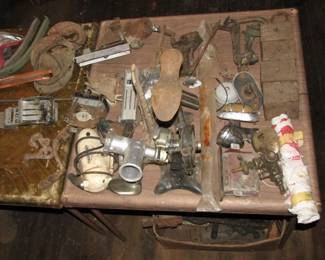 Metal weights, mixer, brass valves