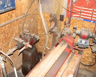 brake lathe, metal roller, brake riveter, grinder