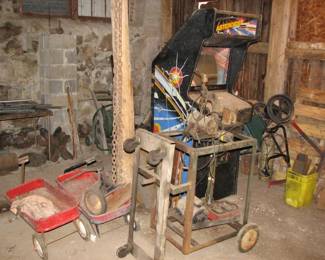 video game for parts, old wagons, alternator tester