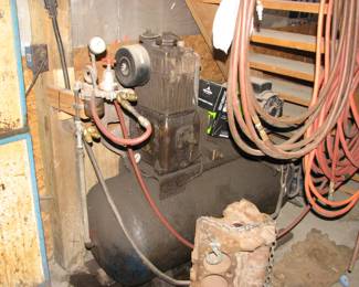 large old air compressor