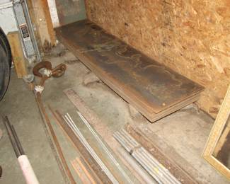 pile of steel plate