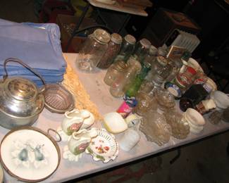 kitchen items, canning jars and more
