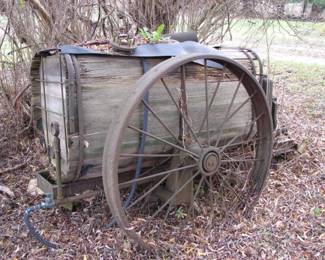 antique fire tank