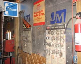display racks, phone sign