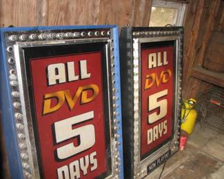 double sided marque signs 4 total