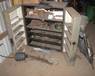 parts cabinet, 1 of many