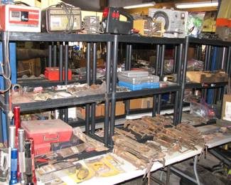 c clamps, battery chargers and more tools