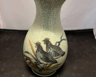 Royal Copenhagen Hand Painted Bird Vase $24