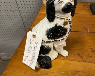 Antique Staffordshire Dog $60