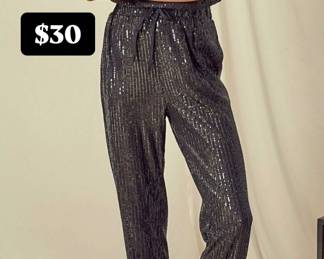 Sequin jumpsuit $30