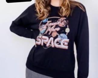 Space sweatshirt $10.00 