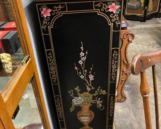 Side view of file cabinet