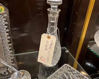 Waterford Glass Decanter $55