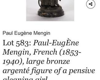Paul Mengin Bronze Auction 