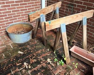 Galvanized tubs, buckets and watering cans