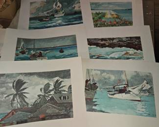 Winslow Homer prints from the Metropolitan Museum of Art