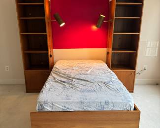 Danish Wall Bed with Twin Platform