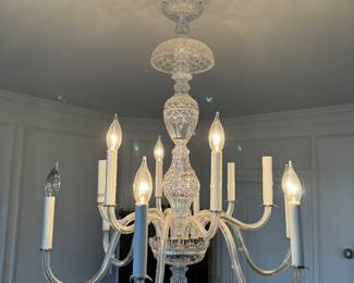 Schonbek Crystal Chandelier (Additional Crystal Enhancements Available But Not Shown)